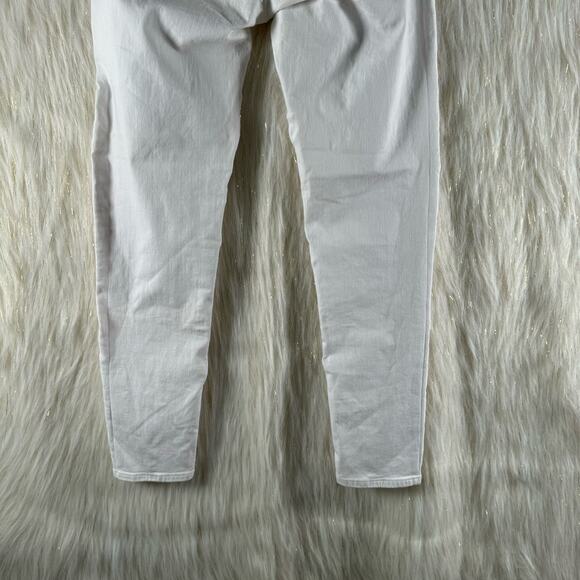 AG Adriano Goldshmied The Legging Ankle Super Skinny White Jeans Stretch 30 - Picture 6 of 10